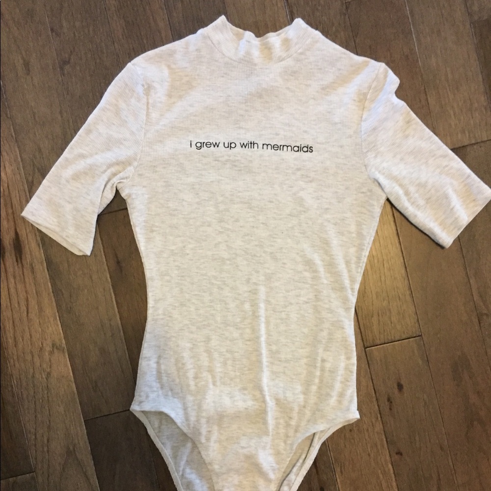 H&M graphic body suit.